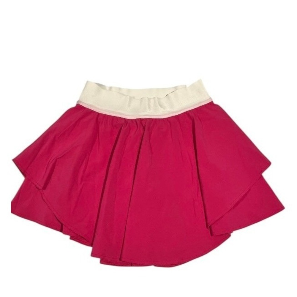 Lululemon Court Rival High Rise Tennis Skirt Skort Sonic Pink Size 2
